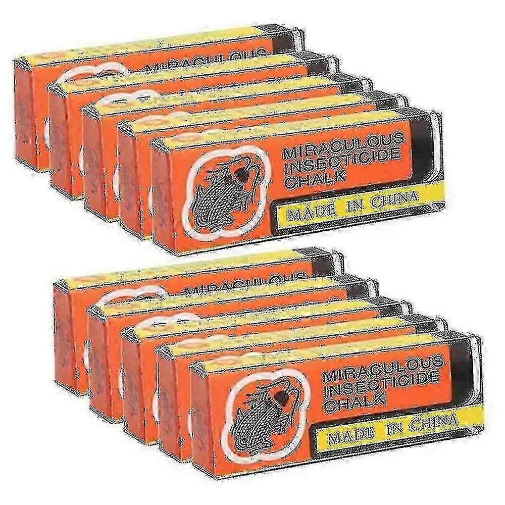 Cockroach Repellers Magic Dust Free Chalk For Cockroachs Ants 5/10 Boxes