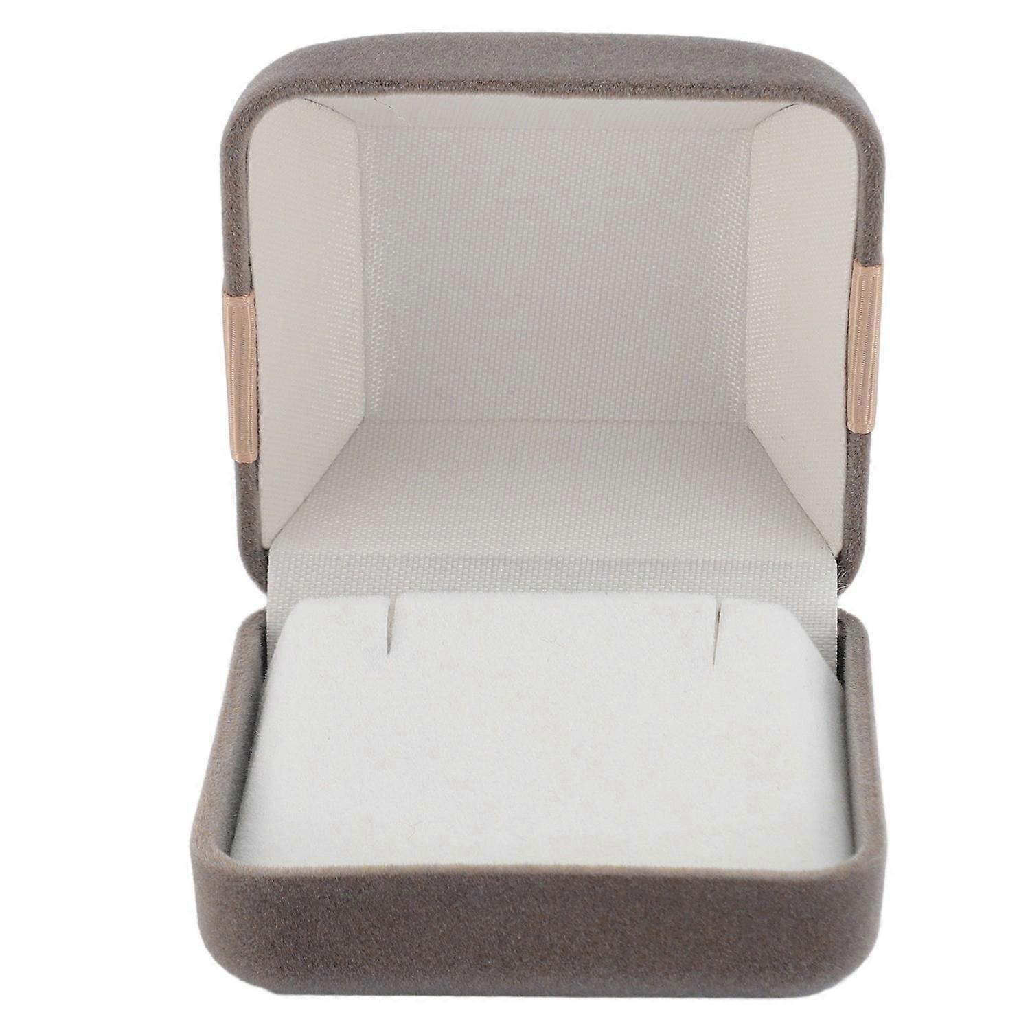 Velvet Jewelry Gift Box Case Scratch Resistant Soft Lining Elegant Velvet Jewelry Storage Case for P
