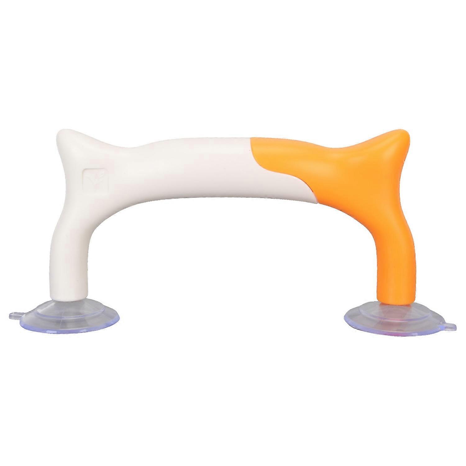 Ruler Handle Yellow White Ergonomic Easy Assembly Strong Suction Cup ABS PVC Quilting Ruler Grip for