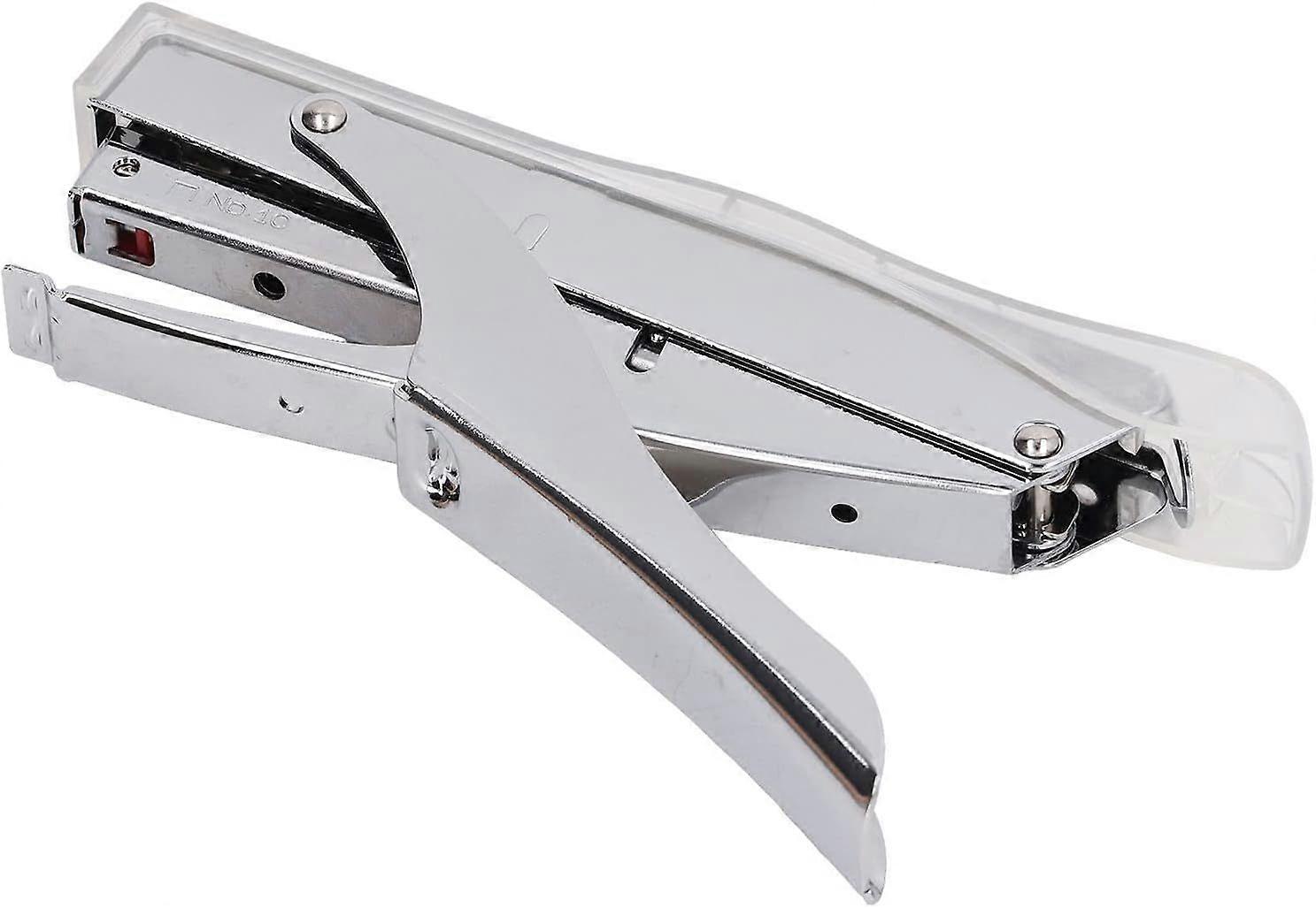 Portable Labor-Saving Desktop Stapler, 10 Sheet Capacity, Ergonomic Mini Stapler for Document Binding, Metal Stapler for Classroom, Office