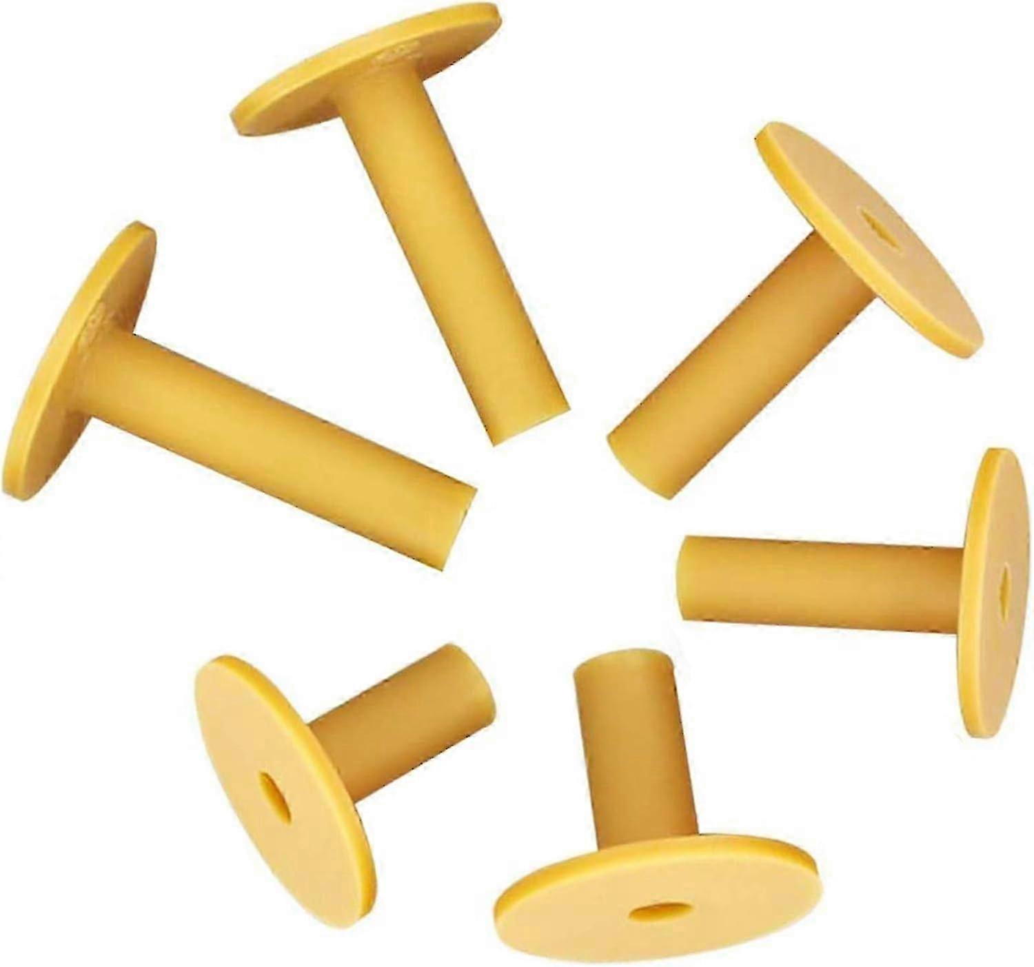 6pcs Unbreakable Rubber Golf Tees with Base - Durable Golf Accessories fast