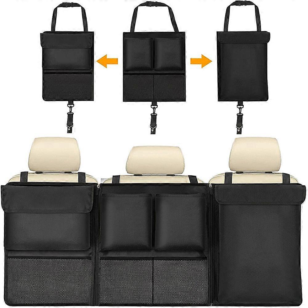 Removable seat back hanging organizer