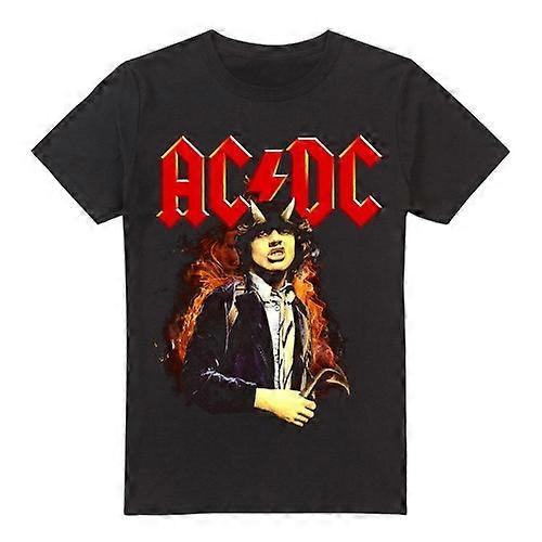 AC/DC Mens Fire And Horns T-Shirt