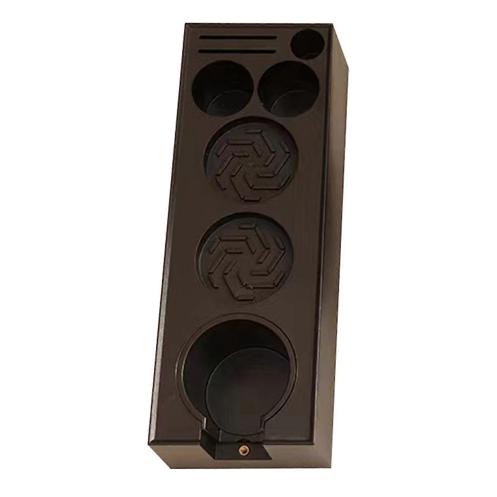 Espresso Tamping Station Coffee Filter Tamper Holder for Countertop Bar Cafe