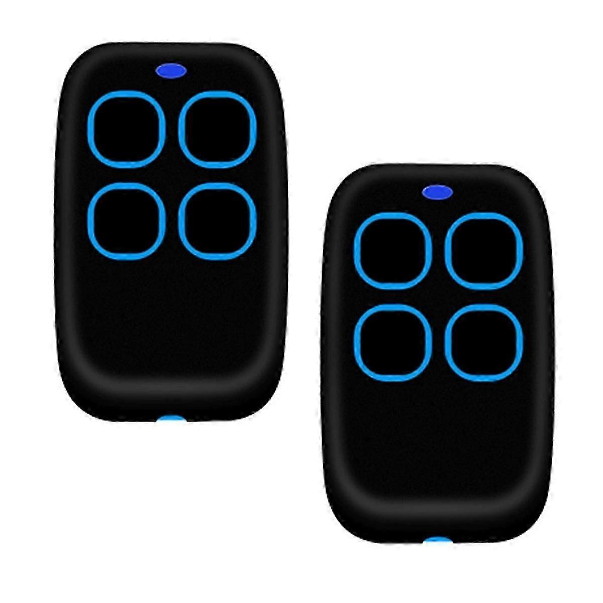 2 pezzi Telecomando per porta del garage 250-913 MHz Duplicatore multifrequenza Clone 433,92 MHz 868,35 MHz Portachiavi per cancello