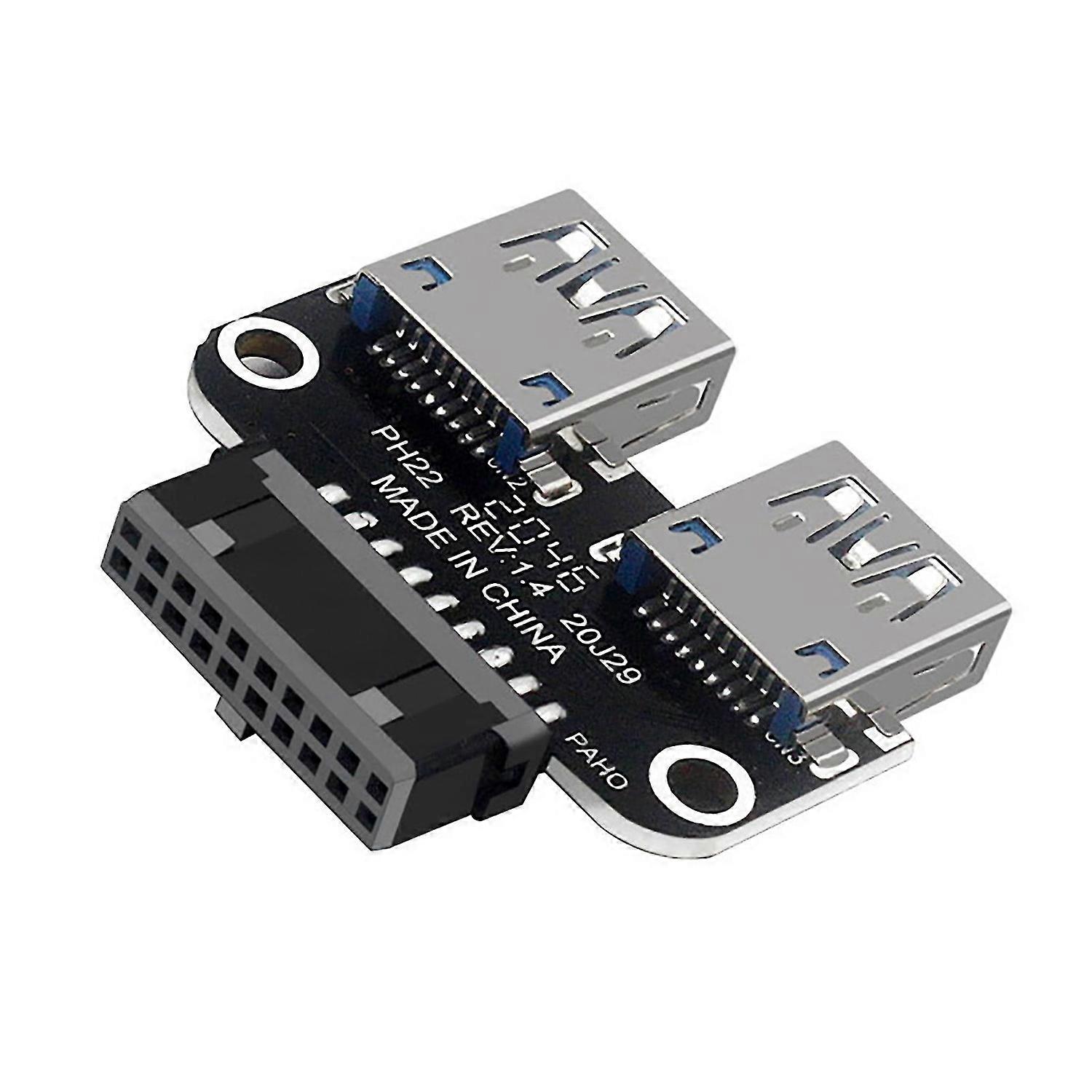 Motherboard Converter High-speed Stable Transmission Internal USB3.0 19/20 Pin to Dual USB3.0 Mini A