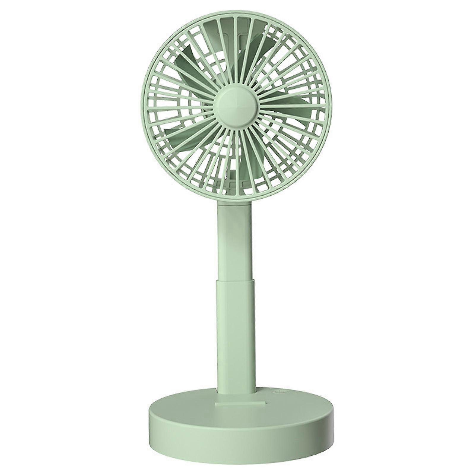 Vertical Foldable Telescopic Charging Fan, Minimalist, Mini Portable Desktop, Soft Wind Student Dormitory Houseld