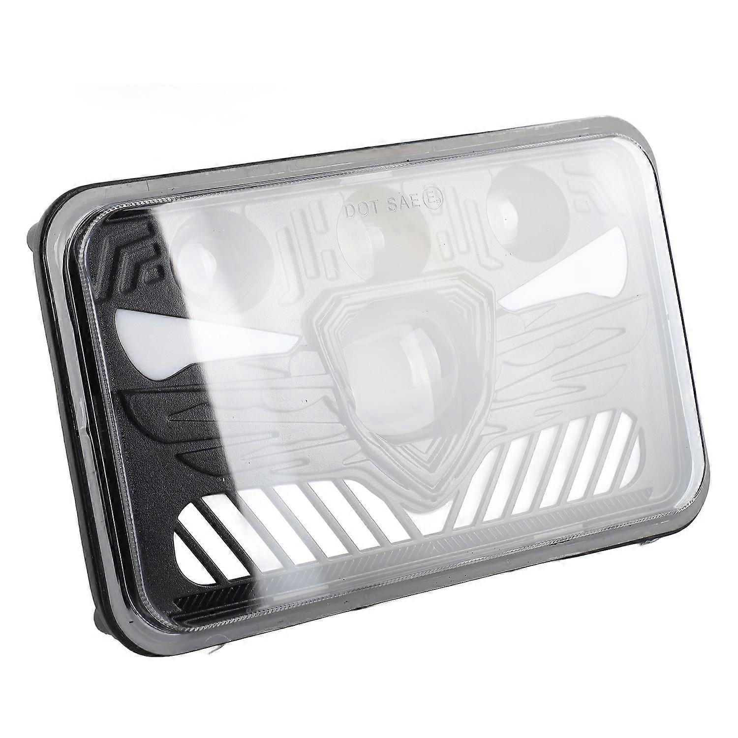 4x6 LED Headlights 5inch Square LED Headlamp 1Pair with Daytime Running Lights Turn Signal Light Hig