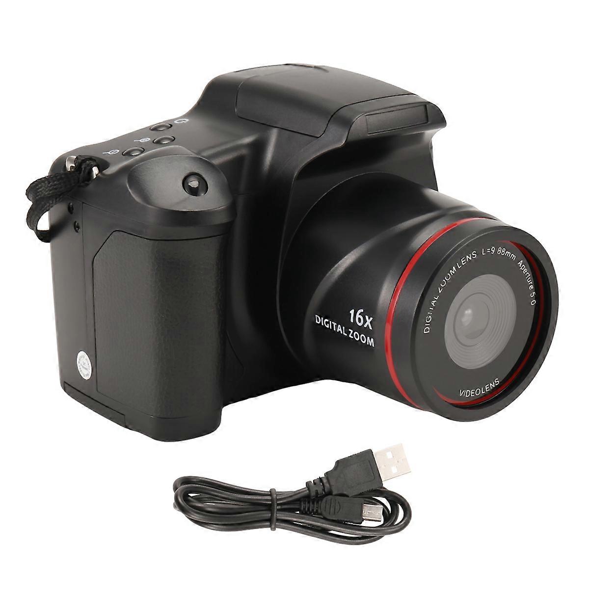 Digital Camera Vlog Camera Photography 16X Digital Zoom 720P HD SLR Camera Anti-Shake Photo Cameras 
