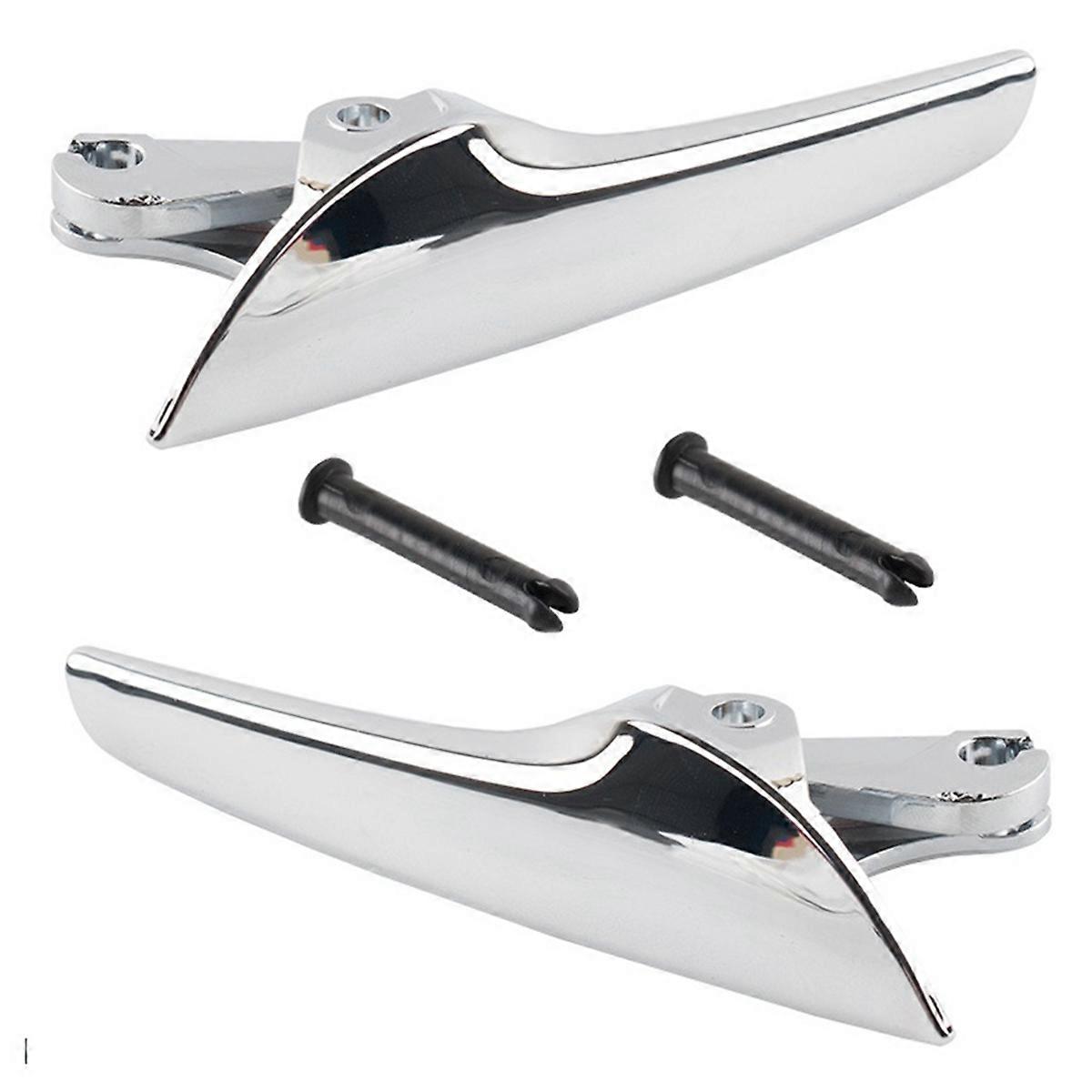 ABS Chrome A Pair Car Inner Door Handle Bezel Cover for