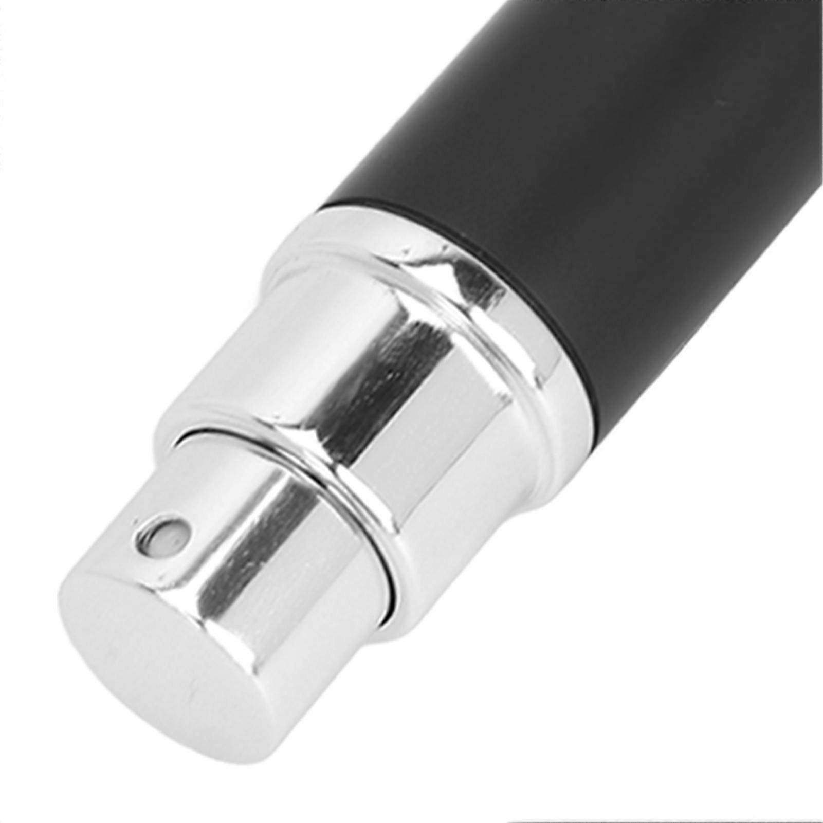 Ultra Fine Empty Refillable Portable Glass Water Spray Bottle 5ml Black