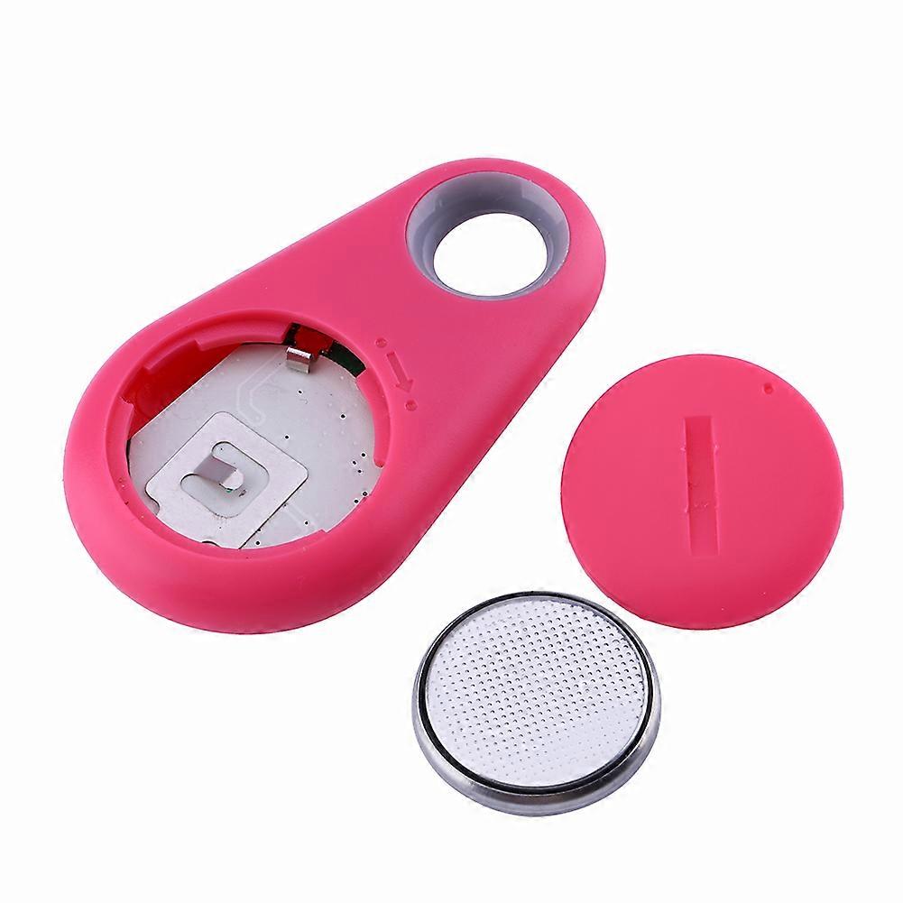 Mini Bluetooth Smart Pet Child Locator Wallet Key Finder Tracker für iPhone Pink
