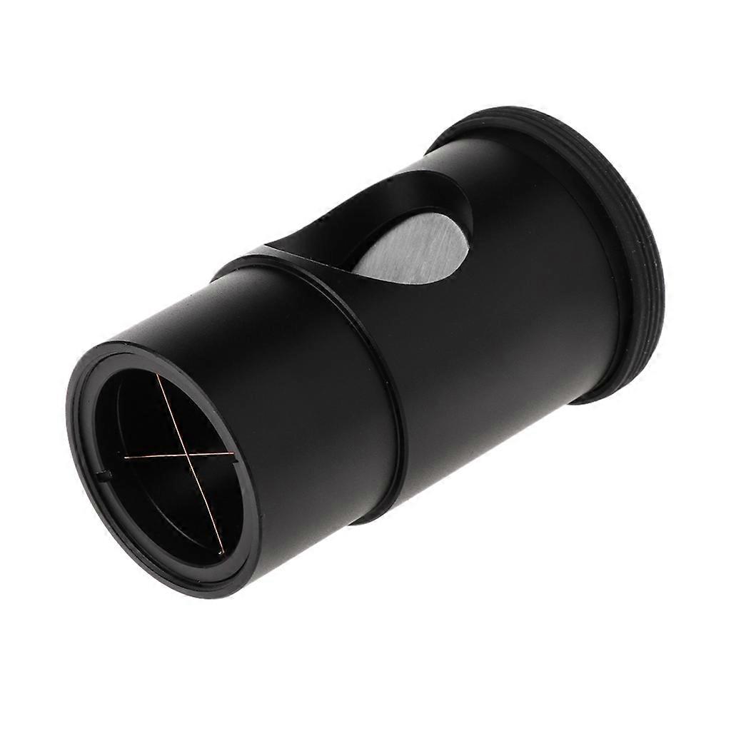 Oculaire collimatif compact Chesire corps en métal avec raccord croisé 1,25 pouce Oculaire polyvalent version courte noir