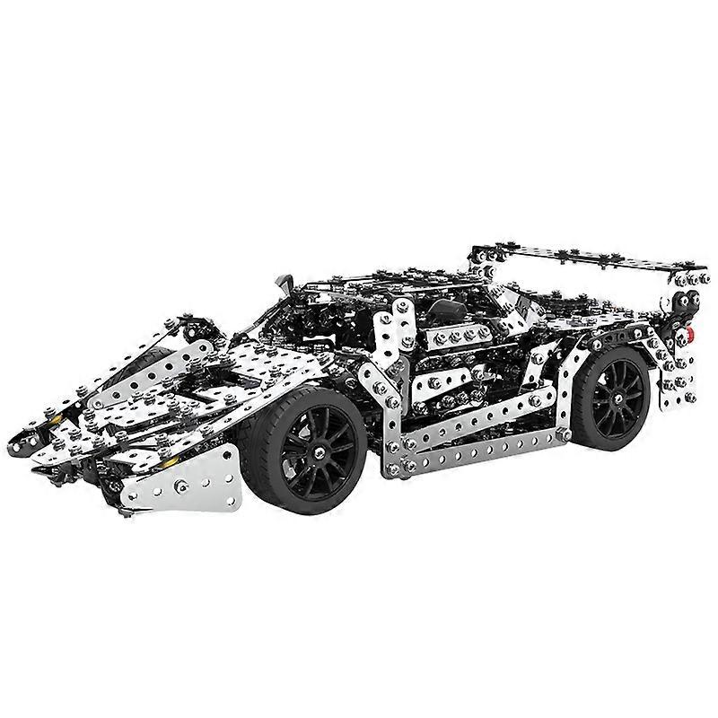 Assembly Metal Car Model Intelligence Handmade Assembly Toy Building Block Racing Car
