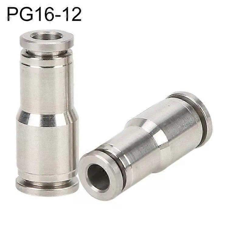 Pneumatic Quick Fitting Connector-Nickel Plated Copper Reducer PG16-12
