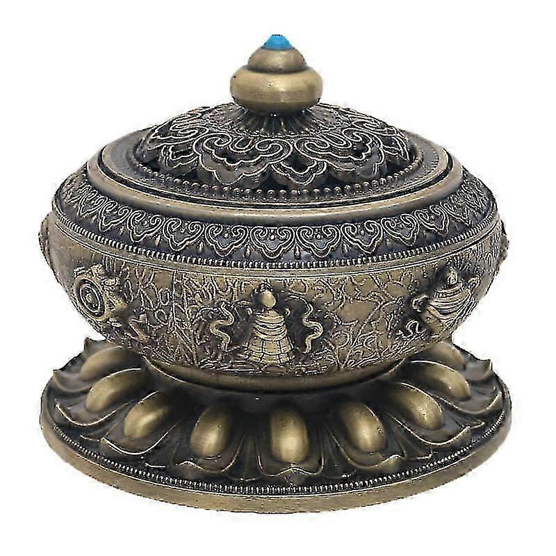 Weihrauchrauchfassbrenner H Tibet Lotus-Legierung für Stick C Spule S1pc