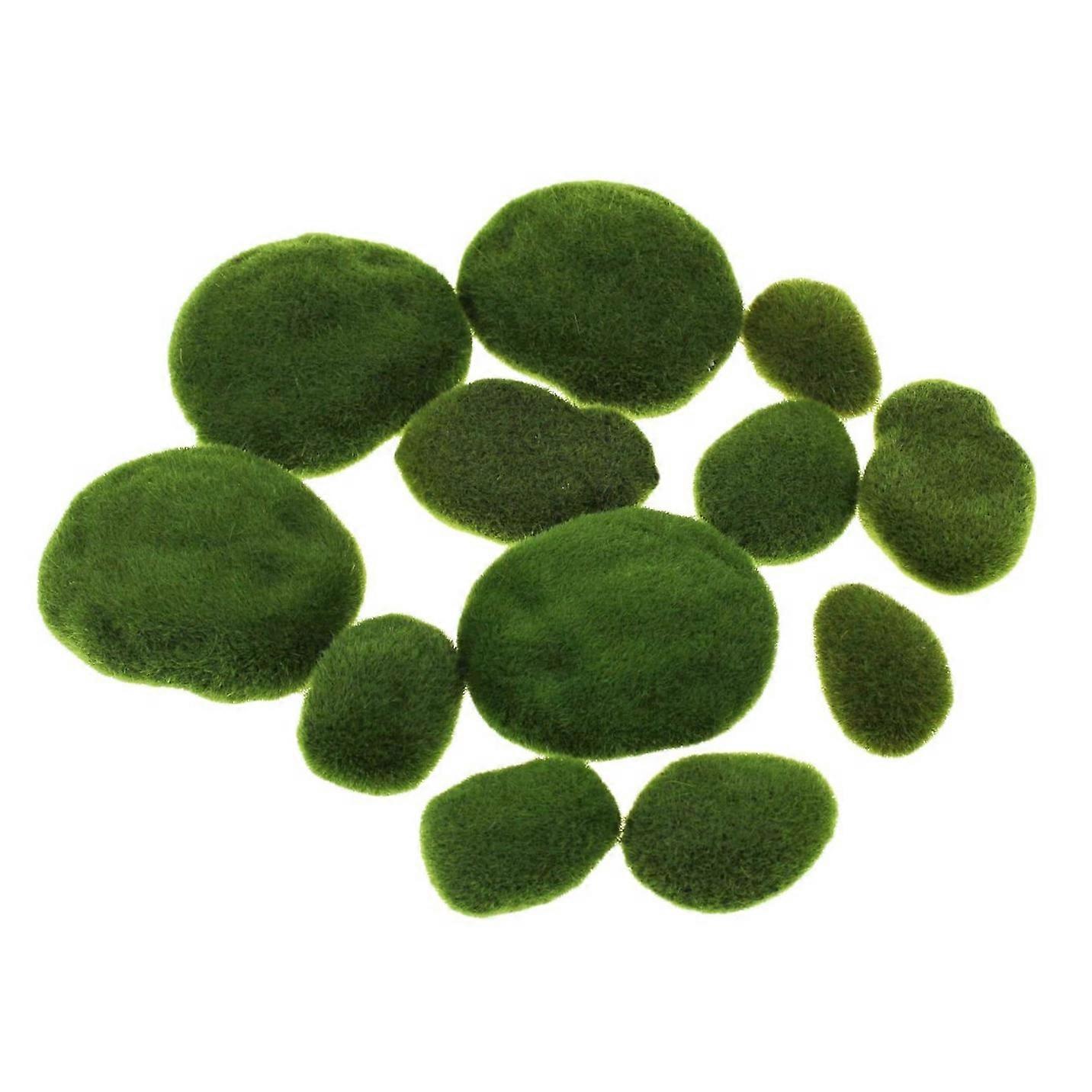 12 Pcs Assorted Sized Rocks Decor for Fairy