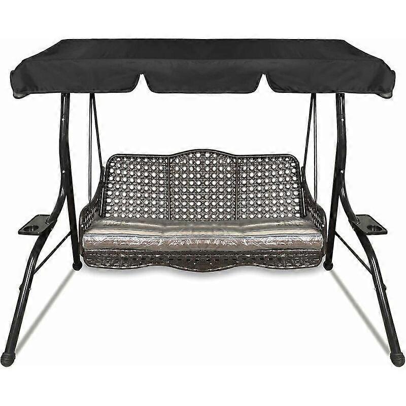 ガーデンスイング交換用屋根、交換用カバー、スイング屋根、スイングキャノピー交換用屋外スイングキャノピー(3人乗りガーデンスイング用)