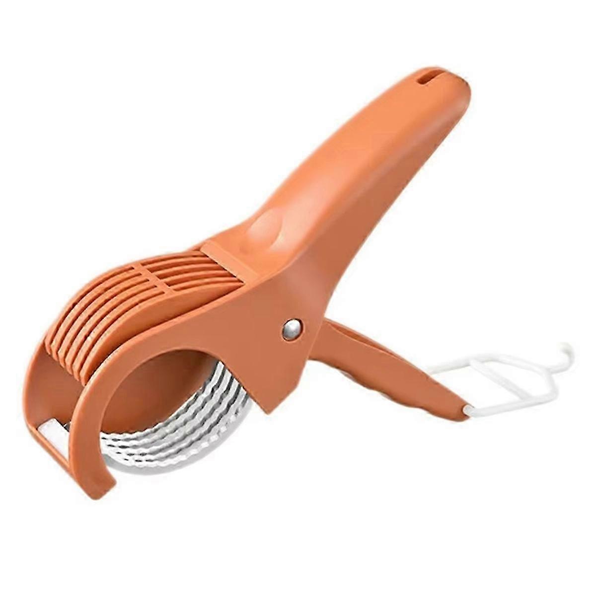 Manual Salad Chopper and Slicer Gadget for Easy Fruit and Vegetable Cutting in the Kitchen