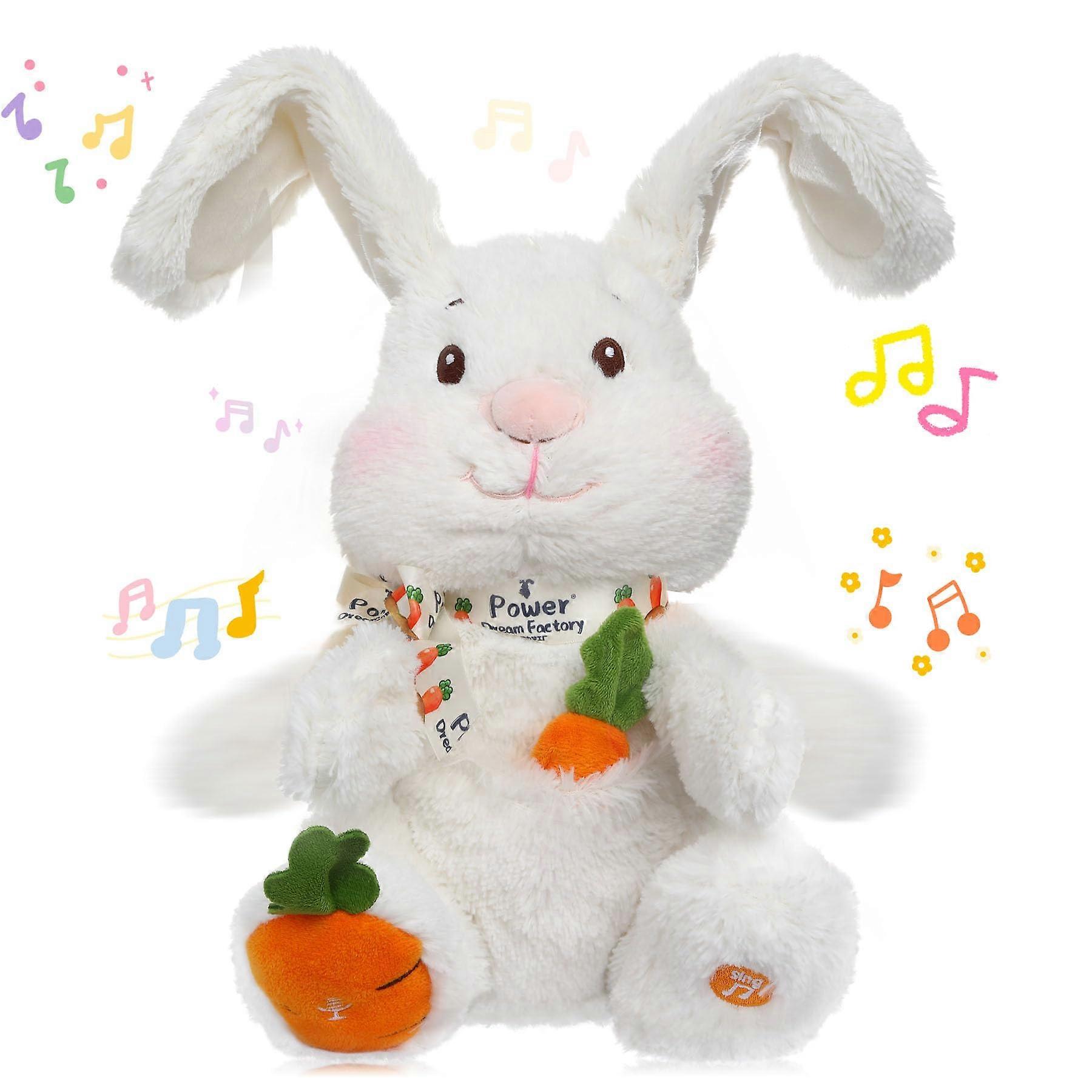Talking Rabbit Plush Toy Electronic Interactive Applause and Dancing Rabbit Plush animal