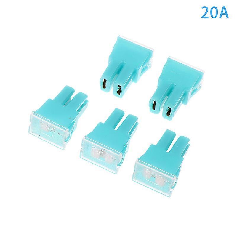 5Pcs Automobiles Fork Bolt Fuses 20-120A Square Car Fuse Box Waterproof Sockets Car Square Head Large Plug-in Fuses