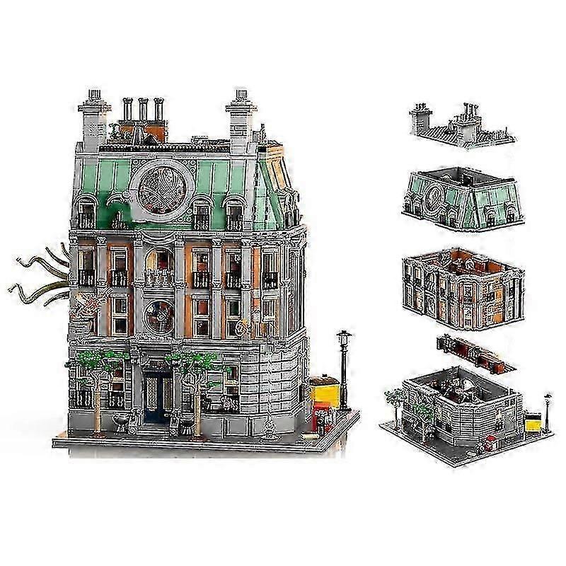 2708 pz Creative Sanctum Sanctorum 76218 Modello Building Block Assembly Brick Architecture Streetview Giocattoli Bambini Bambini Regali 2708 pz Telecomando Ro