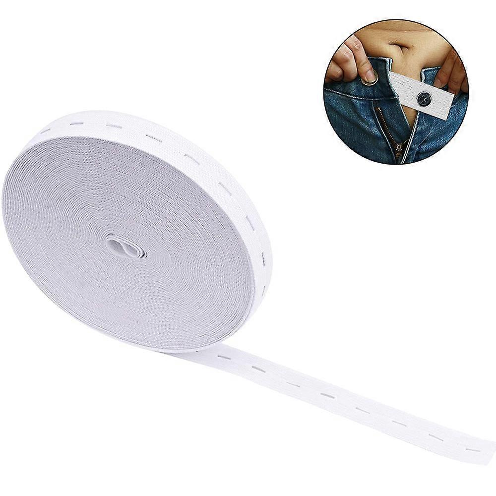 Buttonhole Elastic Band for Pants Button Extenders, Maternity Bands, Adjustable Belts
