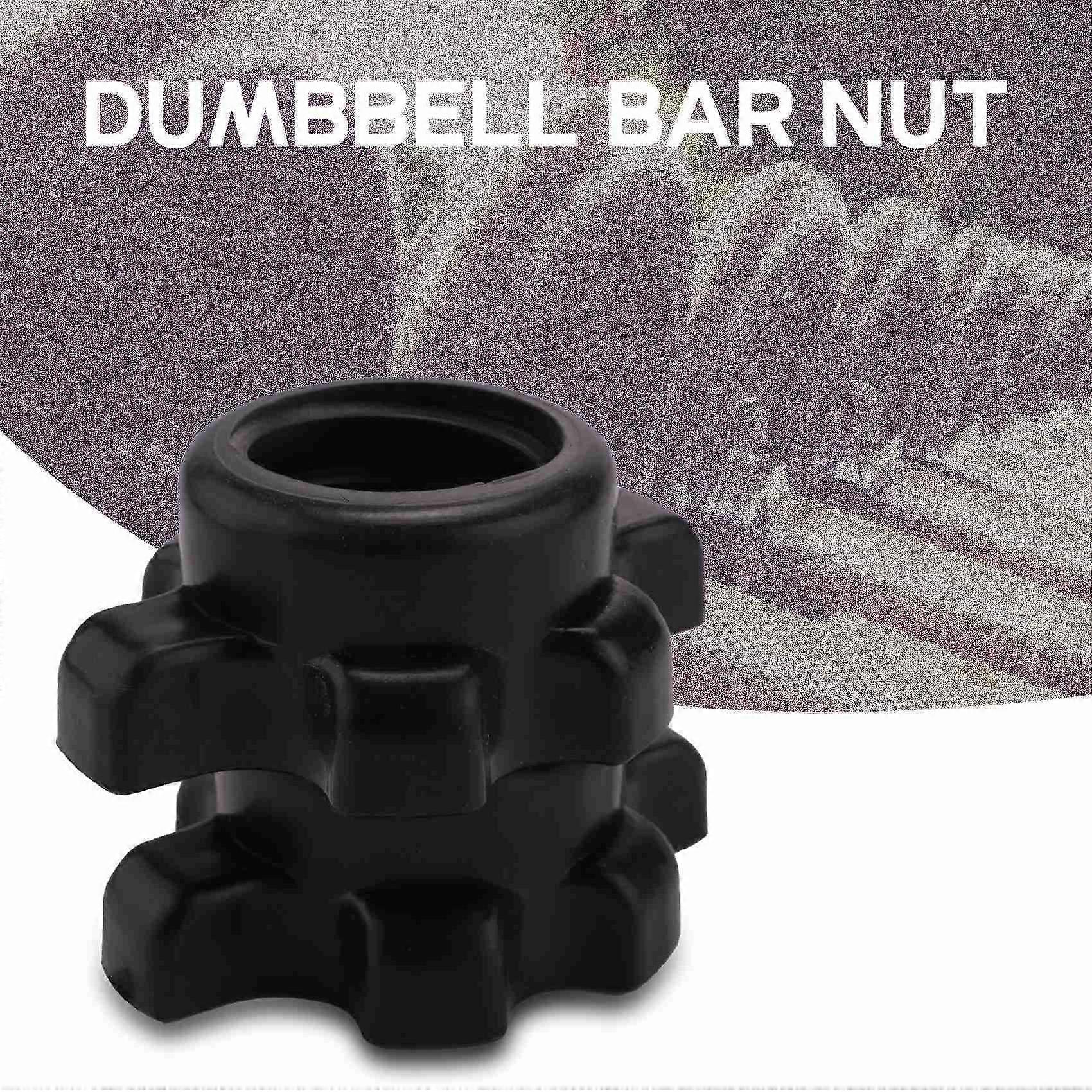 8Pcs Dumbbell Bar Nut Anti-Slip Collars Screw Clamps