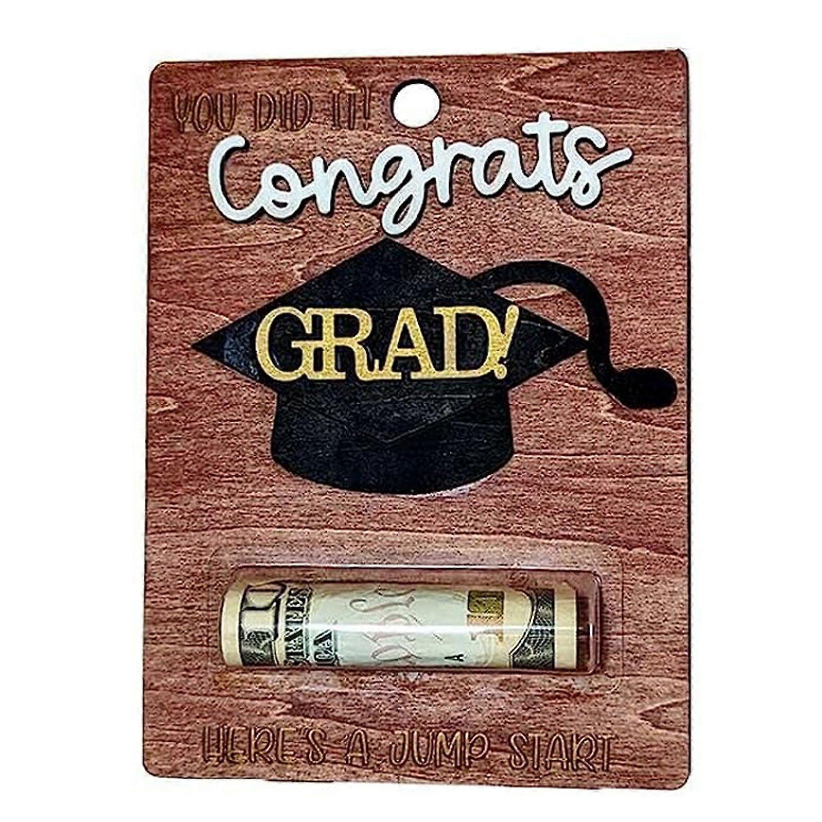 Creative Converting Congrats Grad Card Money Card Holder for Gifting Cash