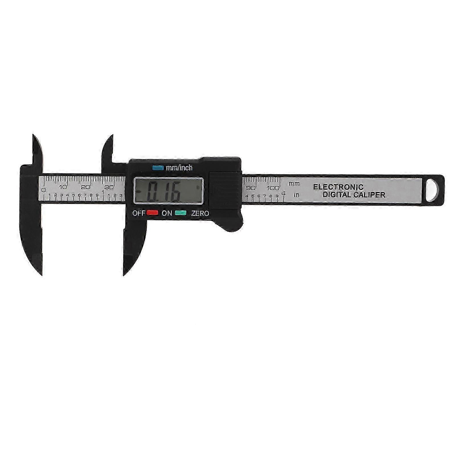Digital Caliper Mini LED 0?100mm Plastic Lightweight Portable Easy Convenient Durable Caliper Measuring Tool