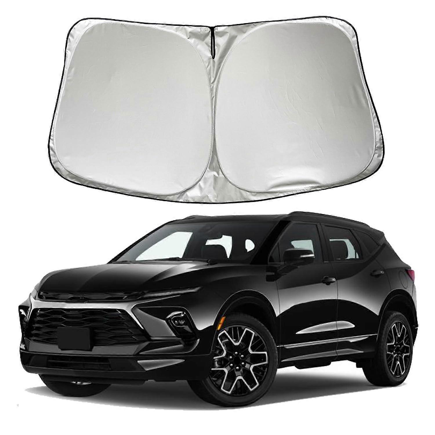 Car Windshield Sun Shade Sunshade Compatible With Chevrolet Blazer 2019-2025 Foldable Front Window Visor