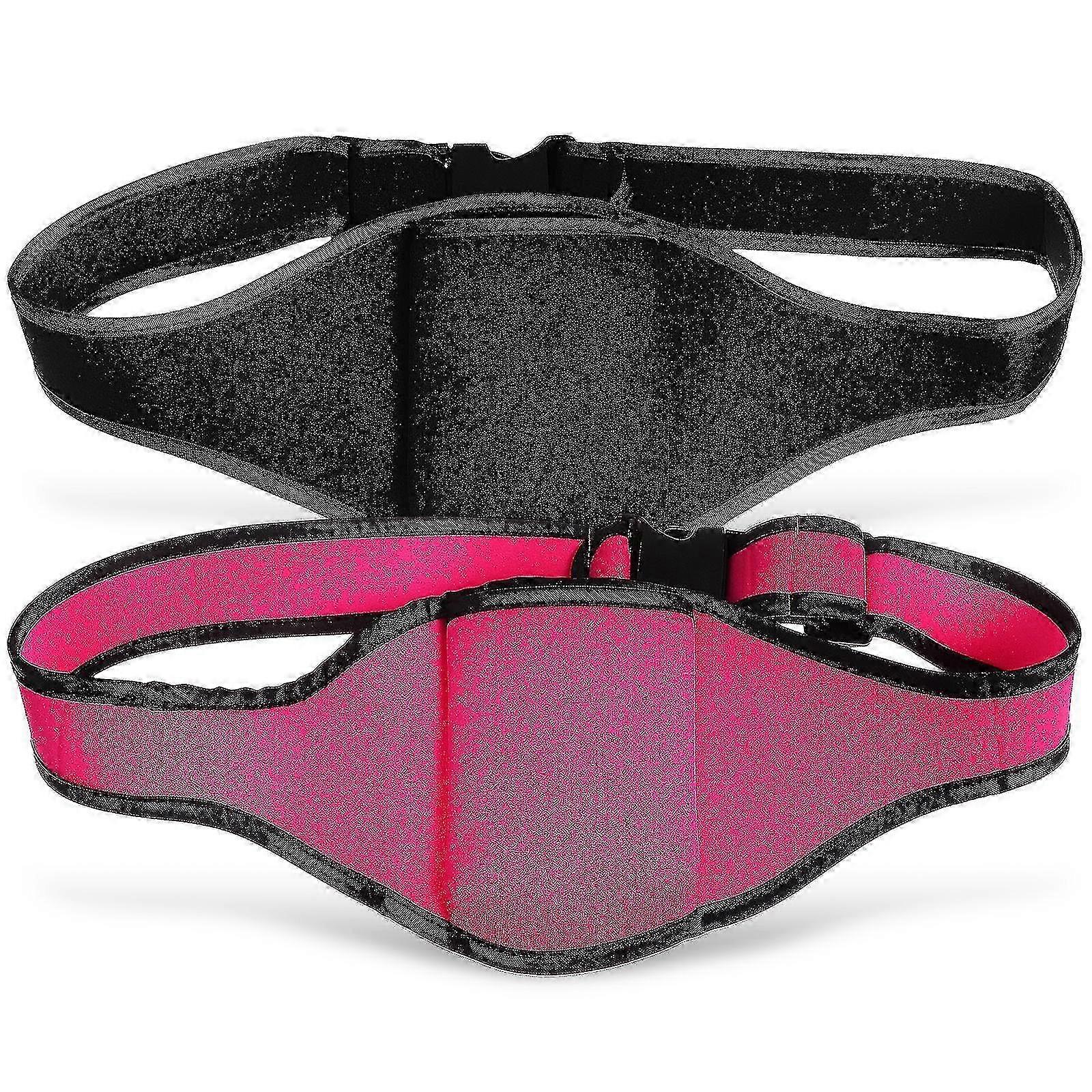 Leistungsstarke Mikrofongurte für kabellose Headsets - 2 Stück Mikrofonhalter und Tasche
