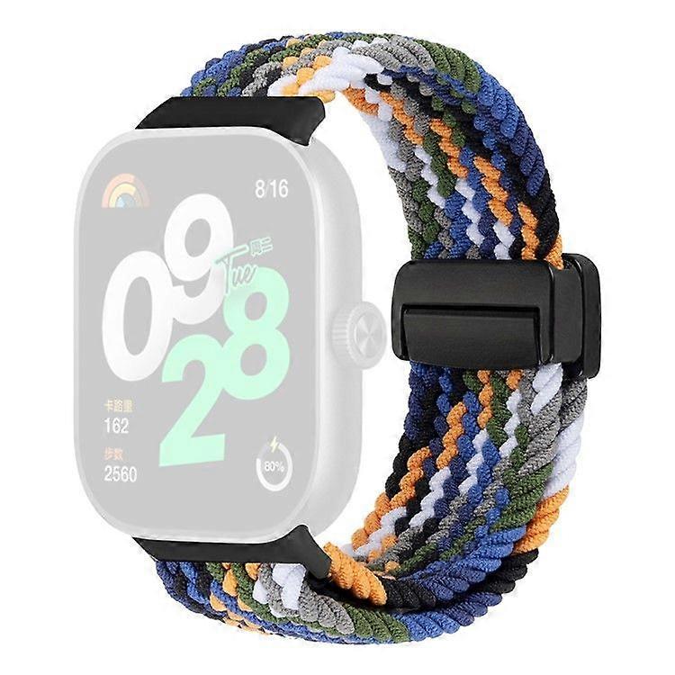 Magnetic Clasp Nylon Loop Adjustable Watchband For Xiaomi Redmi Watch 5/ 4/ Smart Band 9 Pro/ 8 Pro