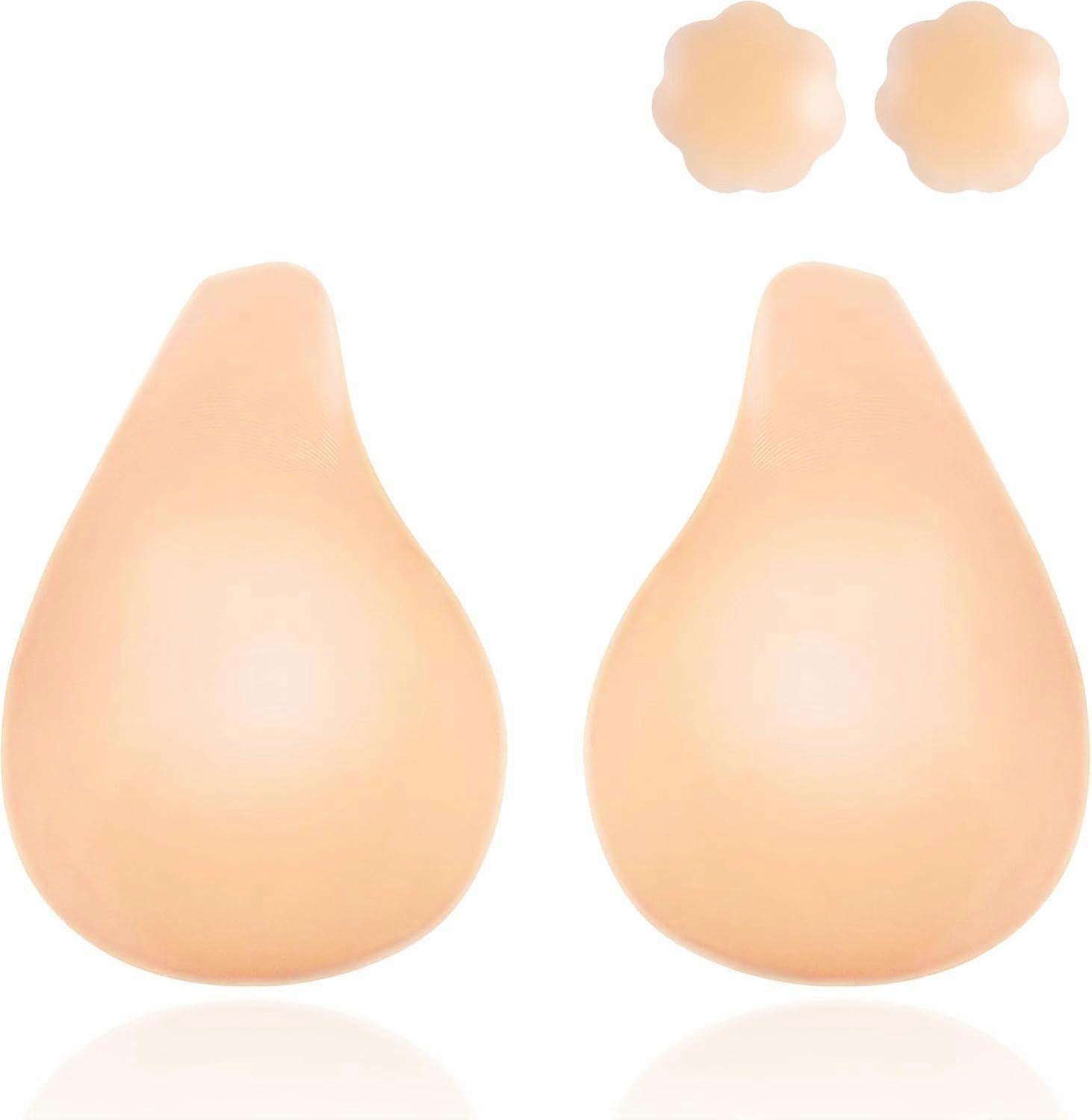 2025 Latest Model  Adhesive Backless Bra, Strapless Push Up Bra, Reusable  Nude   B