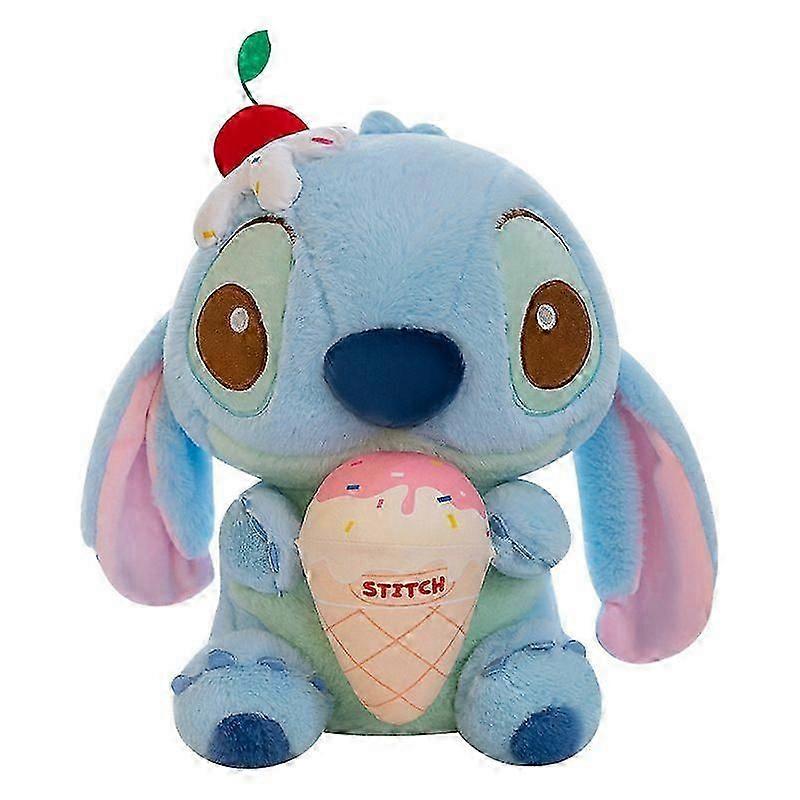 Ice Cream Stitch Plush Toy Throw Pillow Plushies Stuffed Animals Doll Kids Gifts