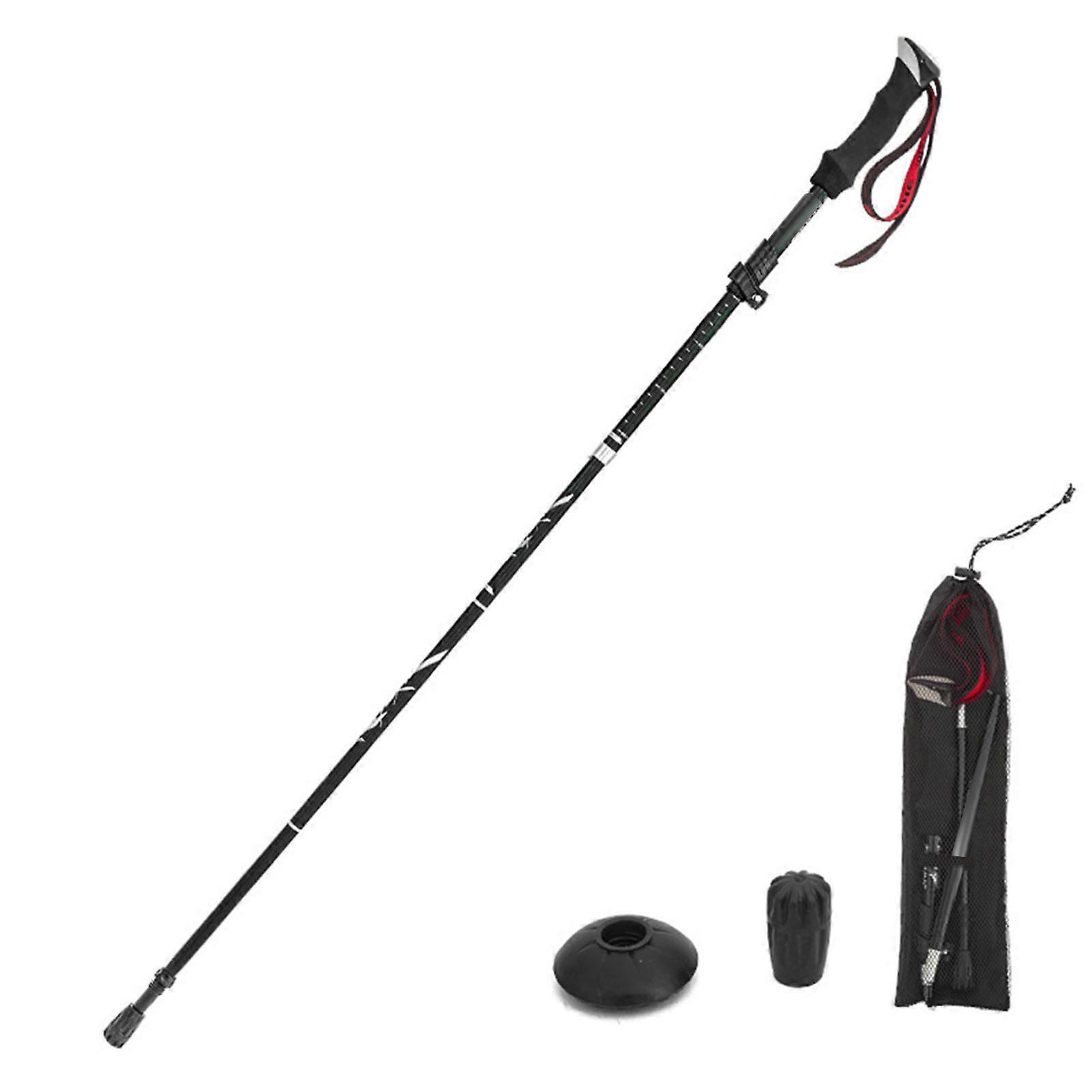 Lightweight Trekking Pole Five-fold Walking Stick for Hiking Camping Backpacking