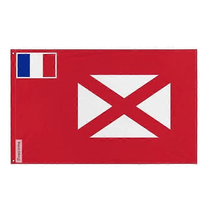 Flag of the French protectorate of Wallis and Futuna (1887-1910) – 90 x 150 cm – Polyester – Iron eyelets – Durable
