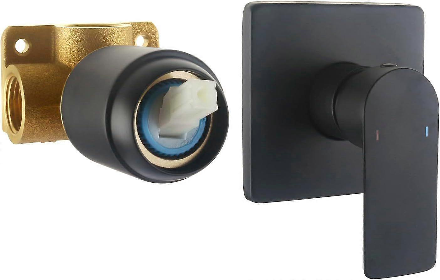 2025 Latest Model Shower Mixer Valve, Square Single Function Shower Handle Valve Single Handle