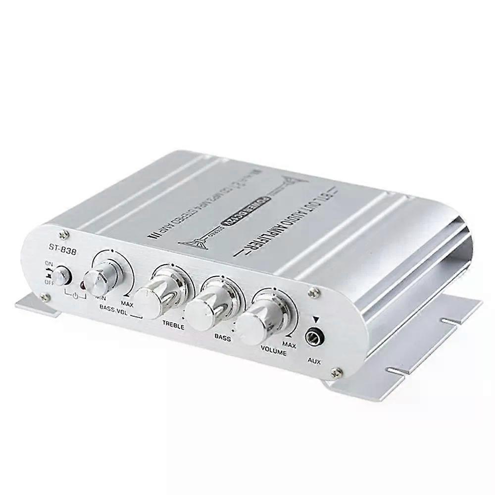 Digital Hi-Fi Power Amplifier 21CH Subwoofer Stereo Audio Player Car Motorcycle Home Power Amplifier