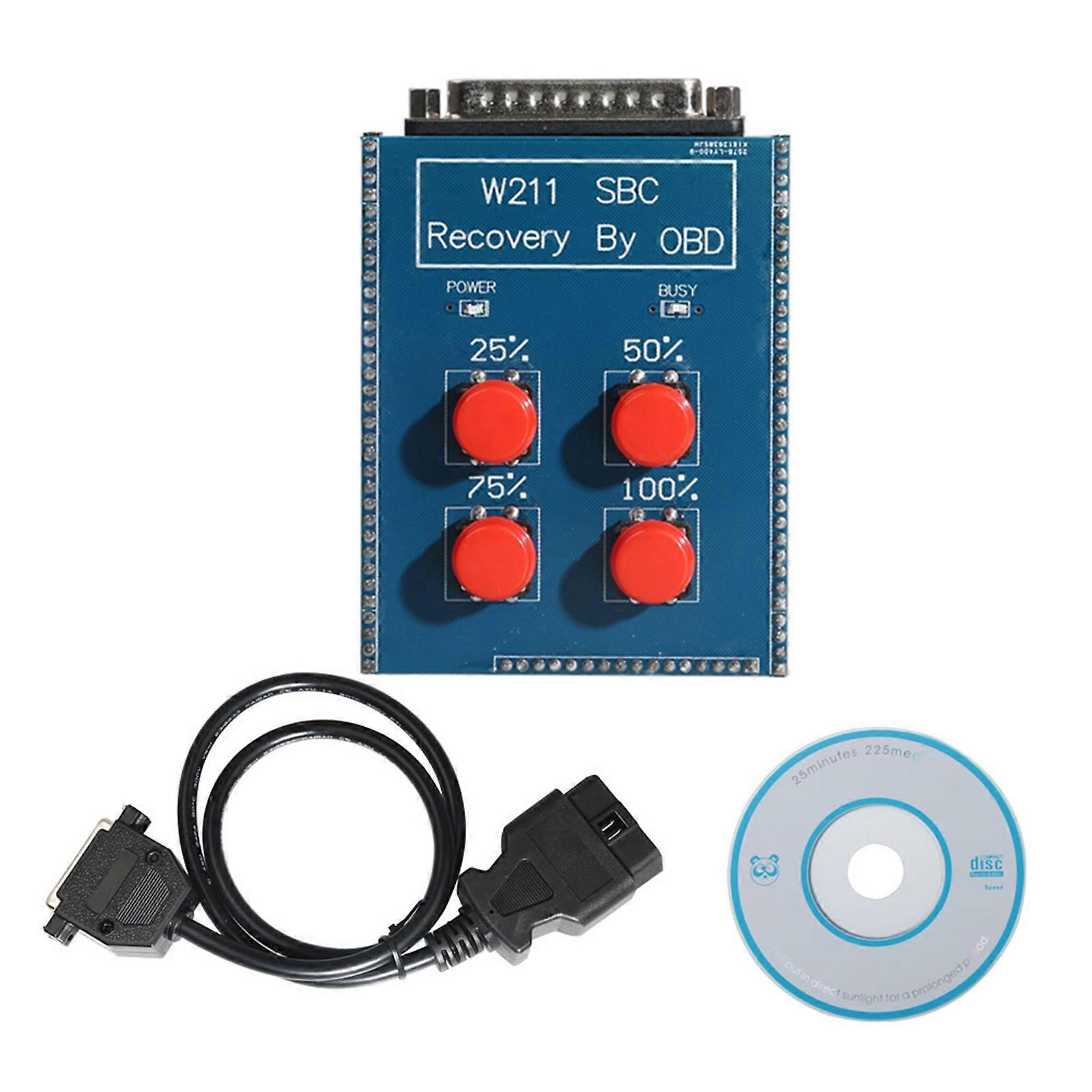 High QualitysCar Fault Detection Device OBD2 Scanner Automotive Diagnostic Reset Tool Compatible for R230 ABS/SBC System Blue