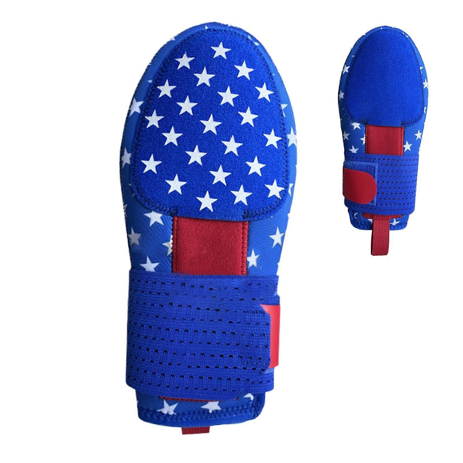 Jugendrutsch Softball Sliding Handschuh mit Handgelenk Baserunning Gear Baseball Training bleu