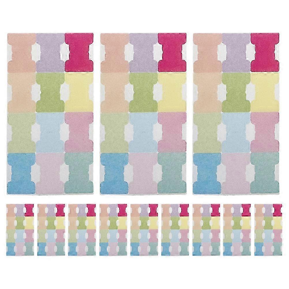 12 Sheets of Page Markers Sticky Page Tabs Book Index Tabs Binder Book Sticky Tabs