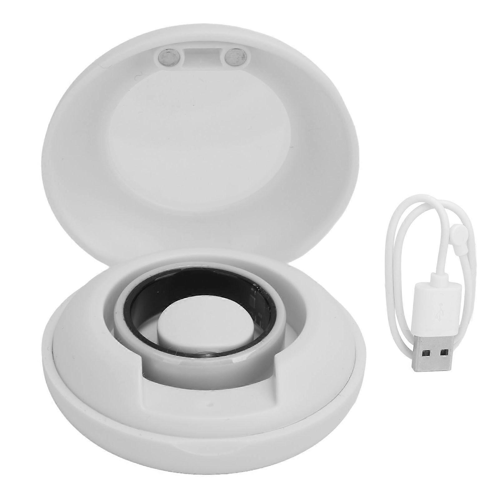 Elegant Smart Ring Health Tracker with Sleep and Fitness Monitoring, Waterproof Design