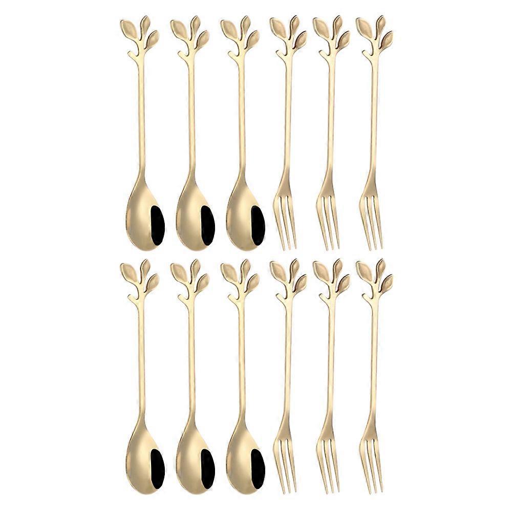 Dessert Cutlery,Spoon and Forks for Coffee,Dessert Service