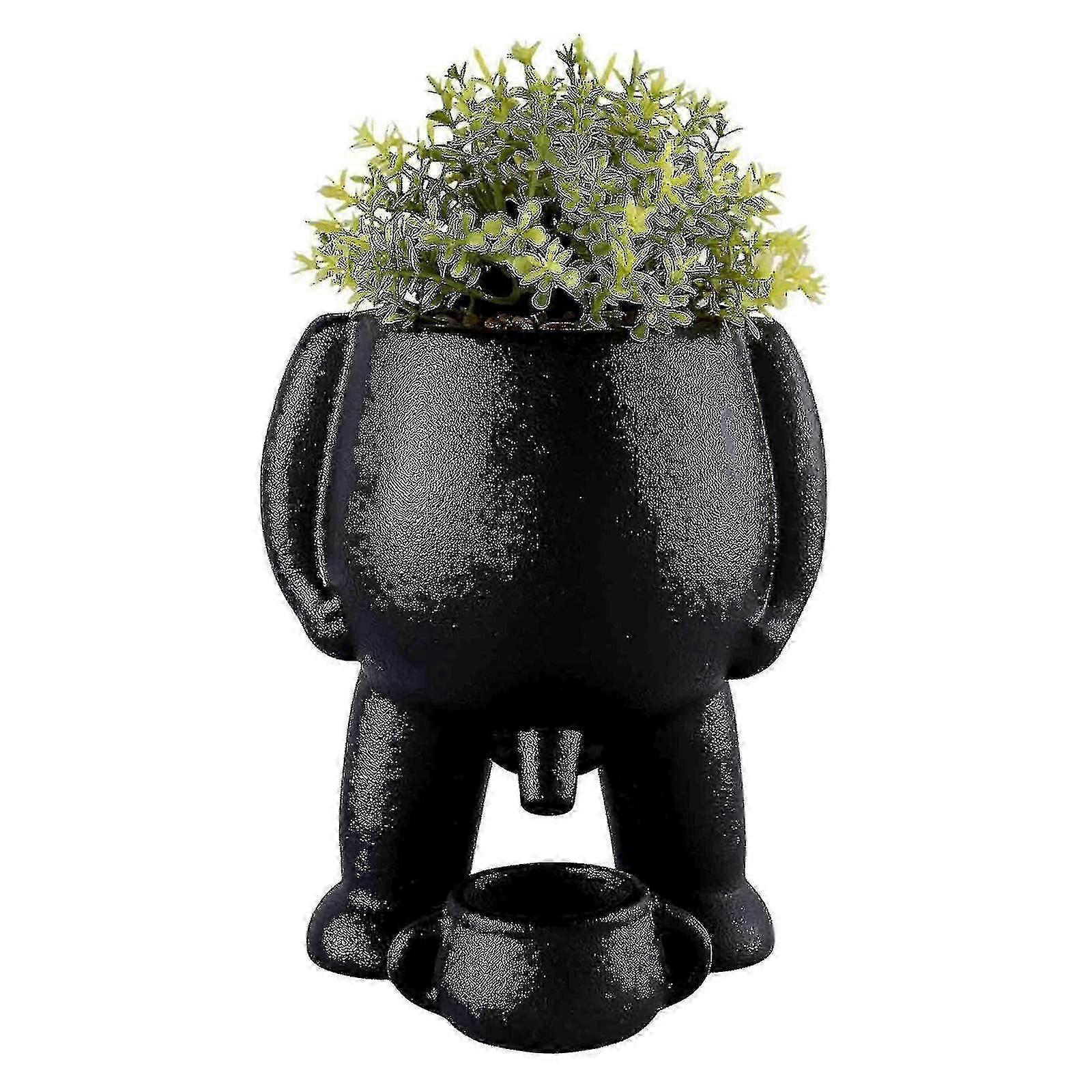 面白いおしっこ植木鉢 - 白い家の装飾の花瓶