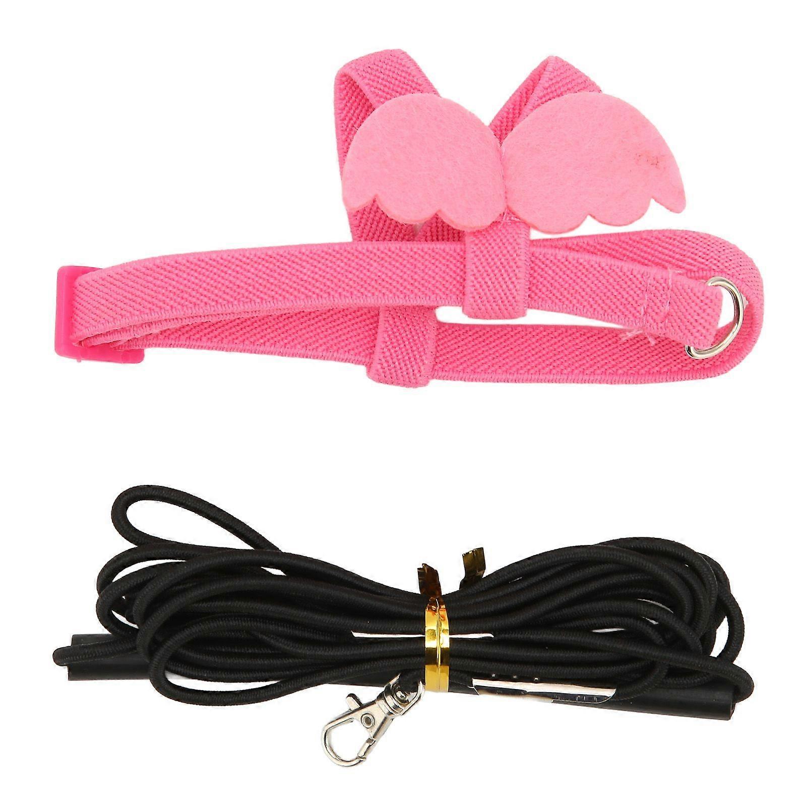 Bird Harness Leash Bite Resistant Adjustable Ultra Light Bird Traction Rope for Parrot Training