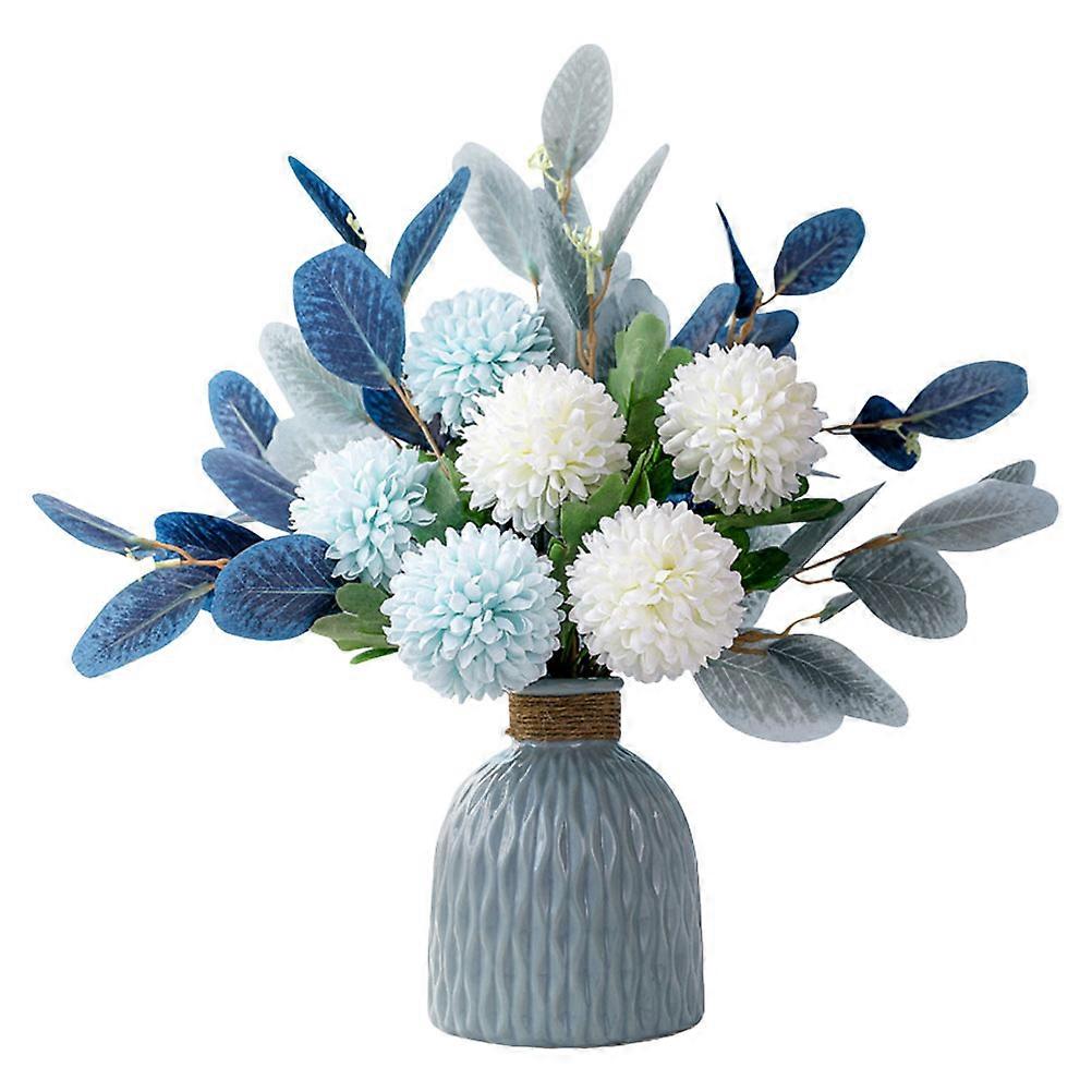 Stylish Artificial Plant Arrangement with Vase, Enhancing Home and Office Environments