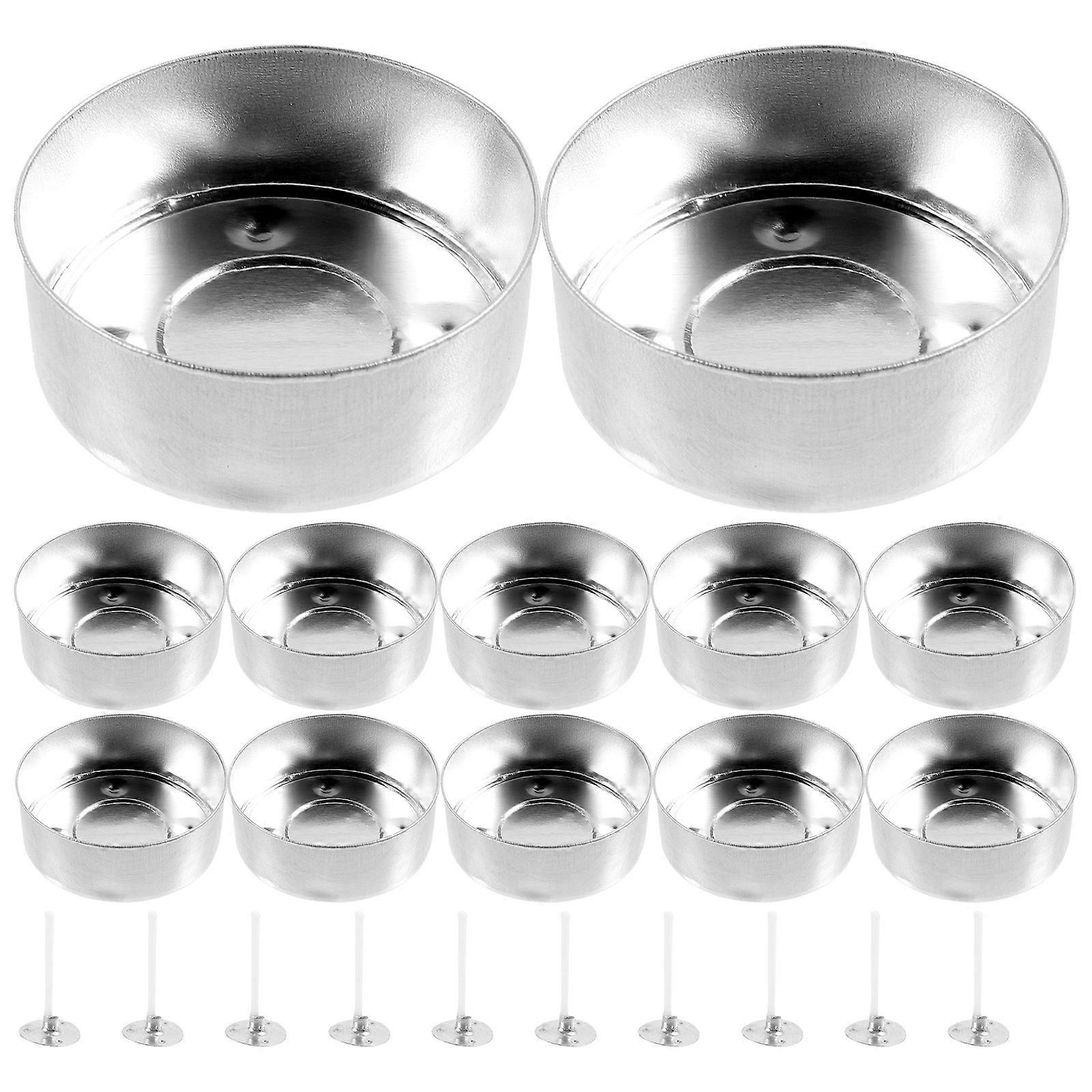 Durable Candle Supplies with Compact Containers and Wicks for Unique