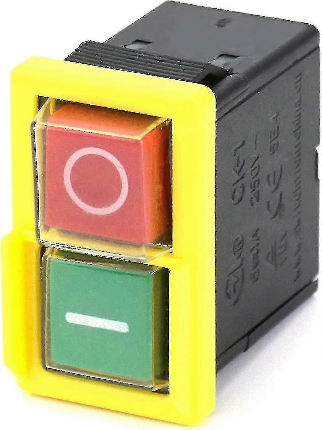 Kjd 6 Interrupteur de remplacement universel 250V 4 A, commutateur NVR, interrupteur d’arrêt d’urgence