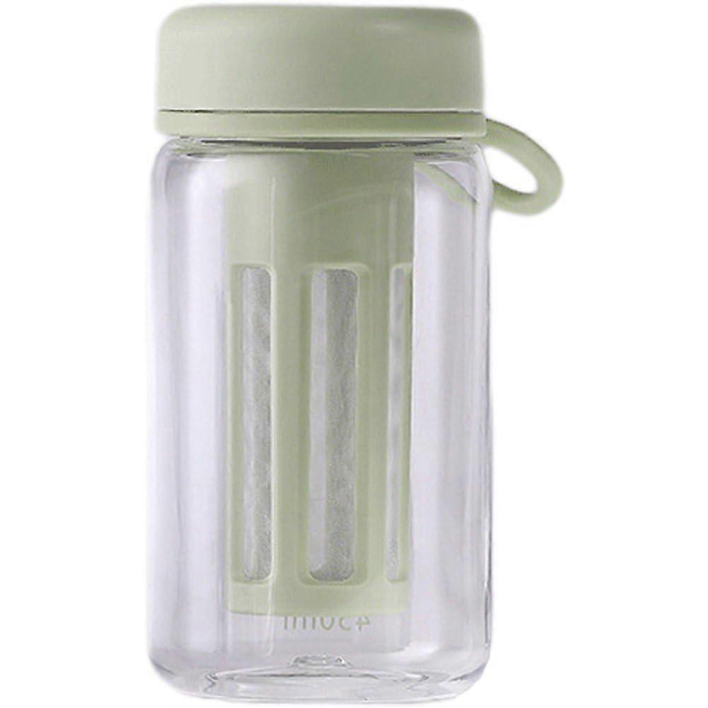 Leak-Proof Cold Brew Container With Removable Mesh Filter, Portable 16oz Cold Brew Coffee Cup For Kettle Pouring, Green